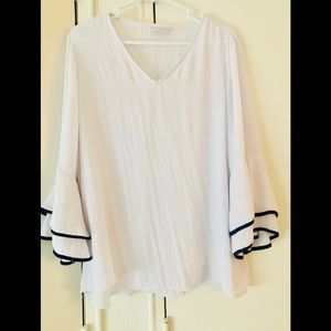 Lovely Liz Claiborne White Blouse